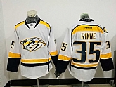 Nashville Predators #35 Pekka Rinne White Stitched NHL Jersey,baseball caps,new era cap wholesale,wholesale hats